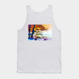 Golden hours tree Tank Top